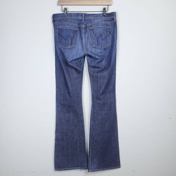 Citizens of Humanity Womens Low Waist Flare Leg Denim Jeans Size 29 Ingrid 002 - Picture 2 of 8